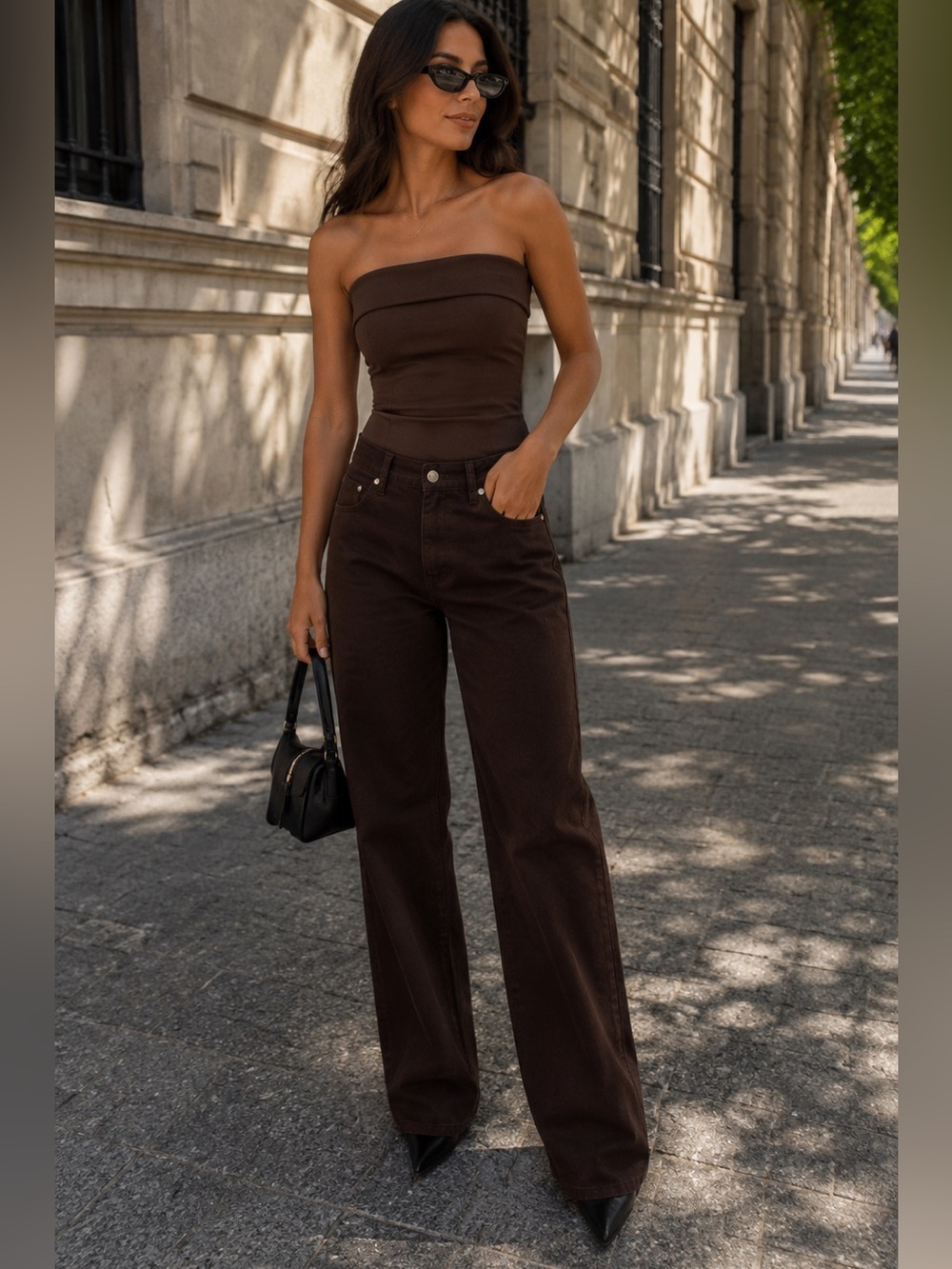 ESCADA brown pants size 36 (S-M)